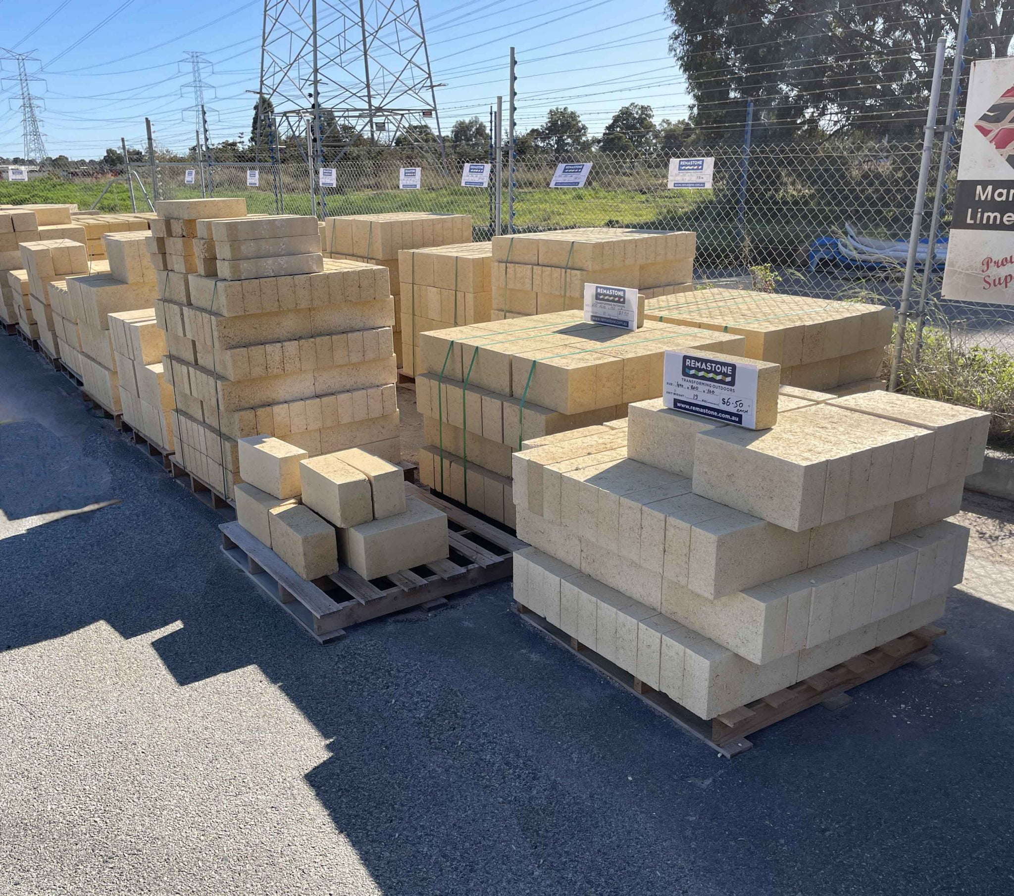 Limestone Blocks Soil World